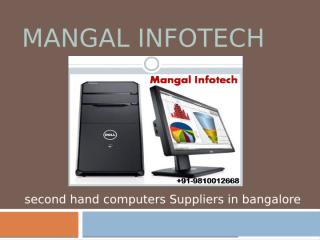 second hand computers suppliers  in bangalore.pptx