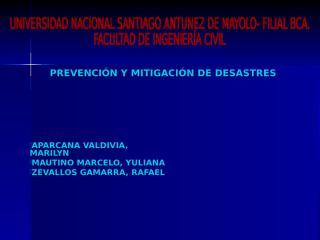 prevencion y mitigacion de desastres - pre- final.ppt