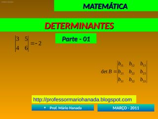 determinantes - parte - 01.pps