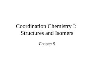 coordination chemistry i.ppt