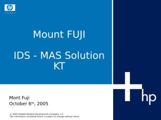 24 KT_Mount Fuji_IDS MAS solution KT.ppt