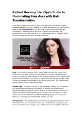 Radiant Revamp HereSpa's Guide to Illuminating Your Aura with Hair Transformation.pdf